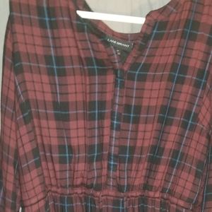 Plaid Shirt Dress